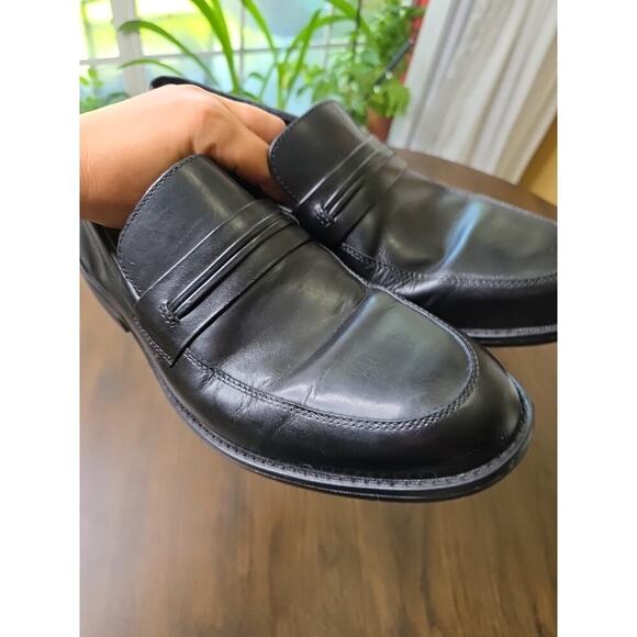 Mens Bostonian Flexlite, Slip On Loafer Black Shoe US Size 11 Med - Picture 13 of 16